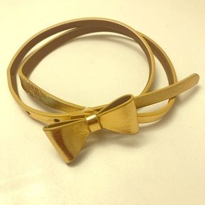 Gold Bow belt- small